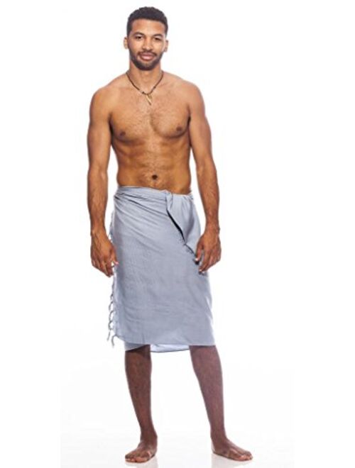 1 World Sarong Mens Solid Color Sarong