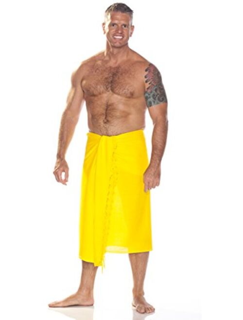 1 World Sarong Mens Solid Color Sarong