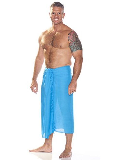 1 World Sarong Mens Solid Color Sarong