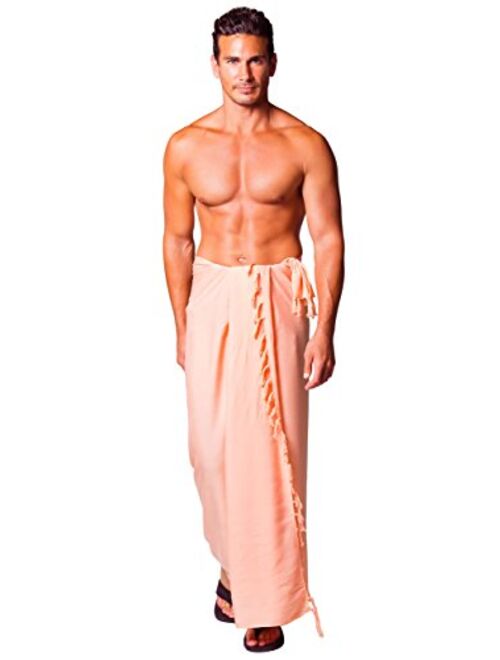 1 World Sarong Mens Solid Color Sarong