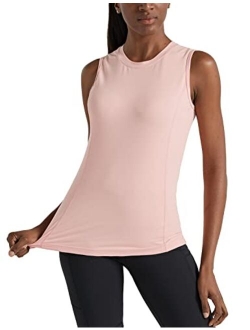 Women's Sleeveless Workout Shirts Lightweight UPF 50  Running Tank Tops for Yoga, Everyday Casual