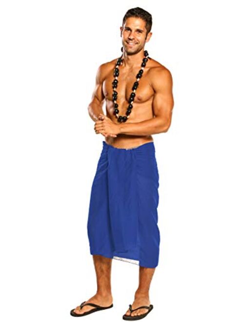 1 World Sarong Mens Beach Wrap Cotton Sarong in