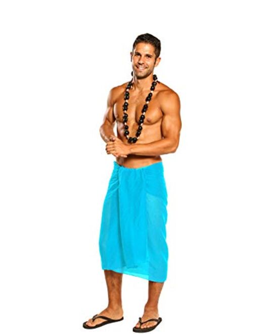 1 World Sarong Mens Beach Wrap Cotton Sarong in