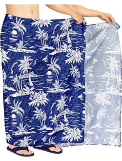 HAPPY BAY Men's Bath Trunk Surfing Sarong Pareo Wrap