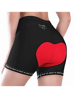 Women's Cycling Underwear 3D Padded Biking Shorts Bike Mountain Liner Breathable Chamois