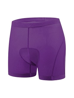 Women's Cycling Underwear 3D Padded Biking Shorts Bike Mountain Liner Breathable Chamois