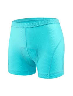 Women's Cycling Underwear 3D Padded Biking Shorts Bike Mountain Liner Breathable Chamois