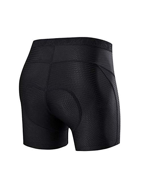 BALEAF Women's Cycling Underwear 3D Padded Biking Shorts Bike Mountain Liner Breathable Chamois