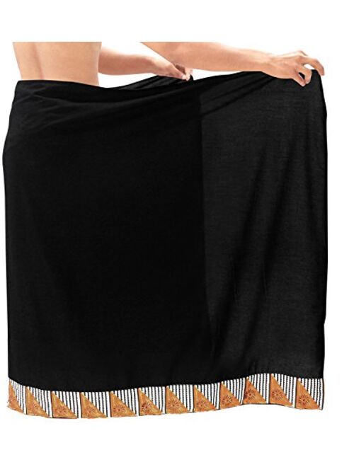 LA LEELA Men's Regular Holiday Sarong Long Pareo Wrap