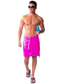 1 World Sarongs Mens Half Short Mini Sarong