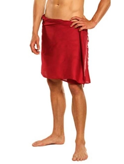 1 World Sarongs Mens Half Short Mini Sarong