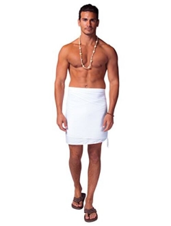 1 World Sarongs Mens Half Short Mini Sarong