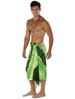 1 World Sarongs Mens Tie Dye Sarong