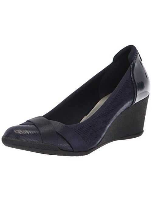 Anne Klein Women's Timeout Wedge Heel Pump