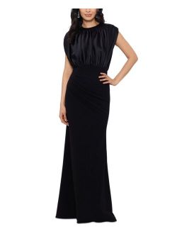 Women's Satin Crepe Gown