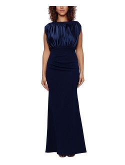 Women's Satin Crepe Gown