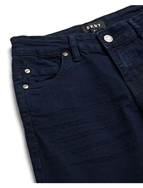 DKNY Boys' Jeans - 5 Pocket Button Fly Stretch Denim Skinny Jeans (Size: 8-18)