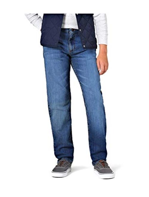 Wrangler Boys' 4-16 Husky Straight Fit Jeans, Sizes 4-16 & Husky