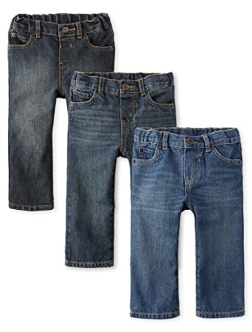 The Children's Place Baby Toddler Boys Basic Straight Leg Jeans