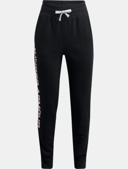 Girls' UA Rival Fleece Joggers