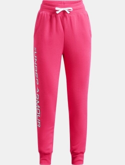 Girls' UA Rival Fleece Joggers