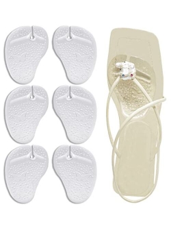 Urwalk Metatarsal Pads Ball of Foot Cushions for Women and Men, Anti-Slip Flip Flop Pad, Self-Adhesive Gel Forefoot Pads for Thong Sandals