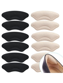 Comfowner Microfiber Leather Heel Cushion Pads