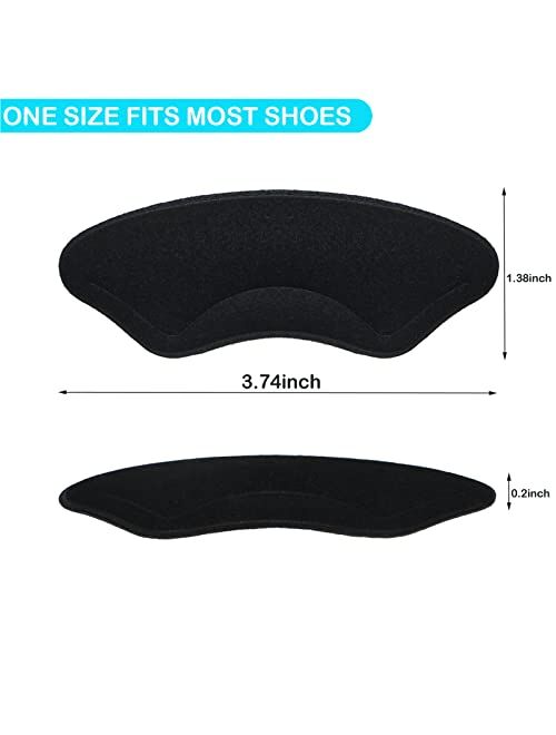 Comfowner Microfiber Leather Heel Cushion Pads