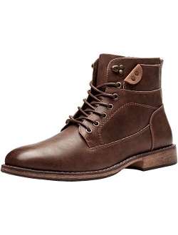 Vostey Men's Motorcycle Boots Business Casual Chukka Boot for Men