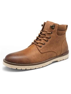 Vostey Men's Motorcycle Boots Business Casual Chukka Boot for Men