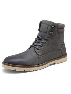 Vostey Men's Motorcycle Boots Business Casual Chukka Boot for Men