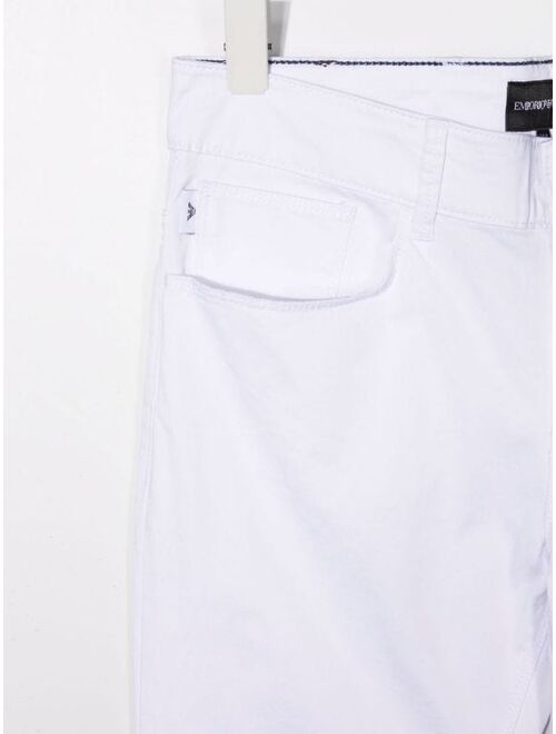 Emporio Armani Kids 5-pocket straight-leg jeans