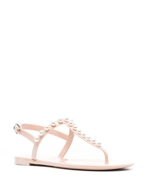 Stuart Weitzman Goldie Jelly thong sandals