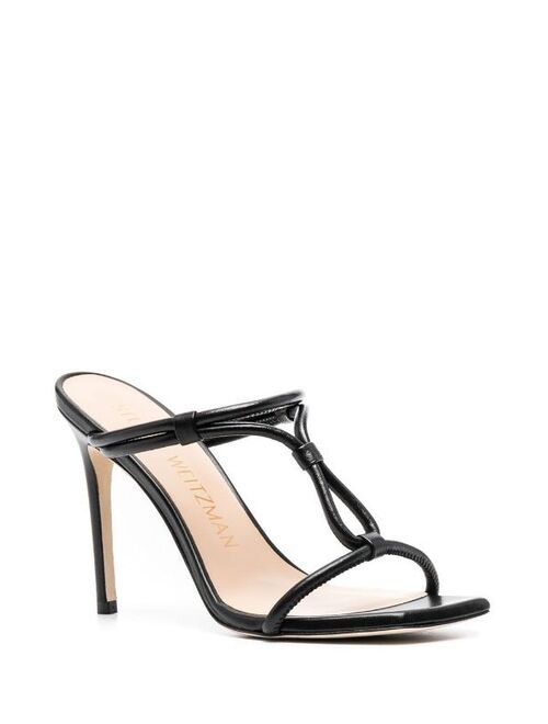 Stuart Weitzman Woven Knot 100mm sandals