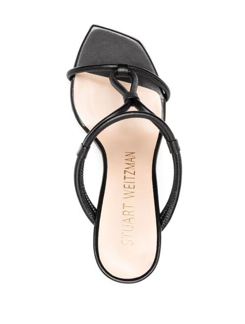 Stuart Weitzman Woven Knot 100mm sandals