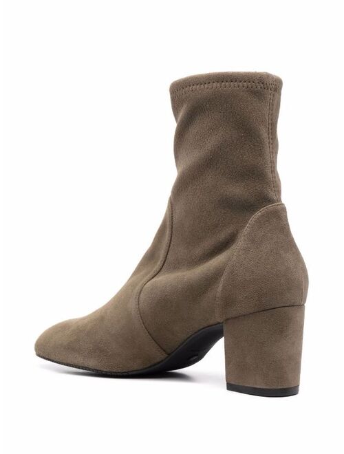 Stuart Weitzman sock-style suede boots