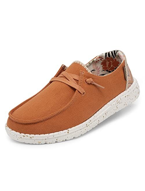 Hey Dude Women's Lily Multiple Colors | Women’s Shoes | Women’s Lace Up Loafers | Comfortable & Light-Weight