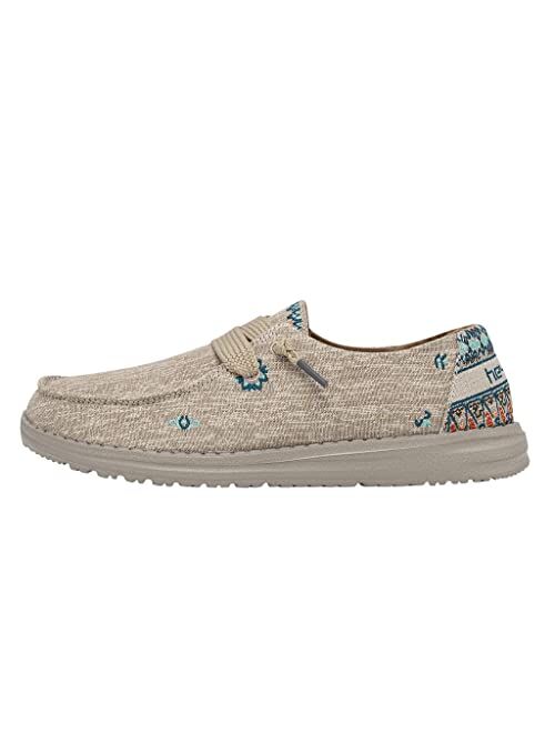 Hey Dude Women's Lily Multiple Colors | Women’s Shoes | Women’s Lace Up Loafers | Comfortable & Light-Weight