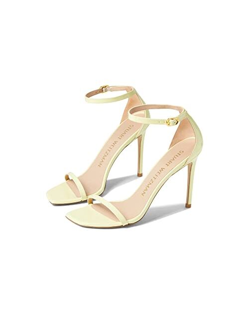 Stuart Weitzman Women's NUDISTCURVE 100 Sandal Patent