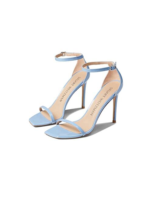 Stuart Weitzman Women's NUDISTCURVE 100 Sandal Patent