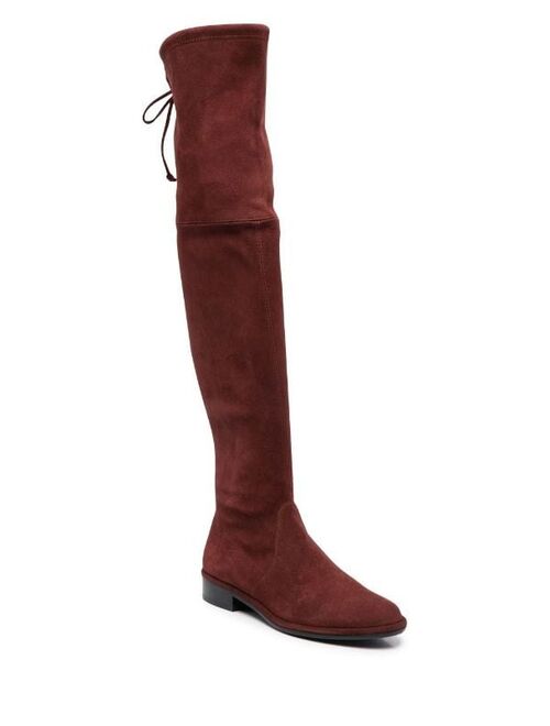 Stuart Weitzman suede tie-fastened knee-length boots