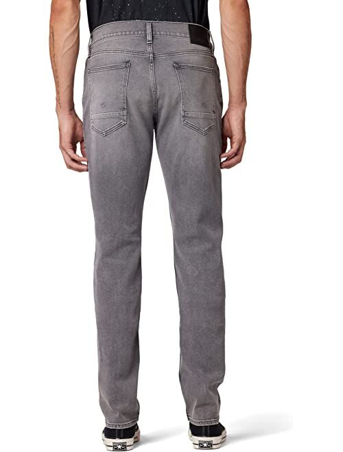 Hudson Jeans Blake Slim Straight Zip Fly in Smoke