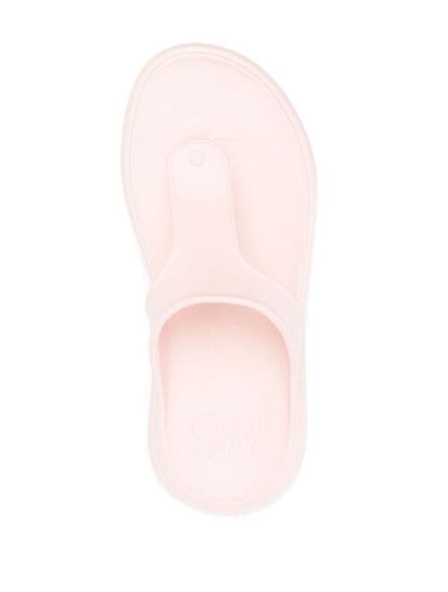 Stuart Weitzman open toe slip-on sandals