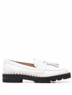 tassel-detail round-toe loafers