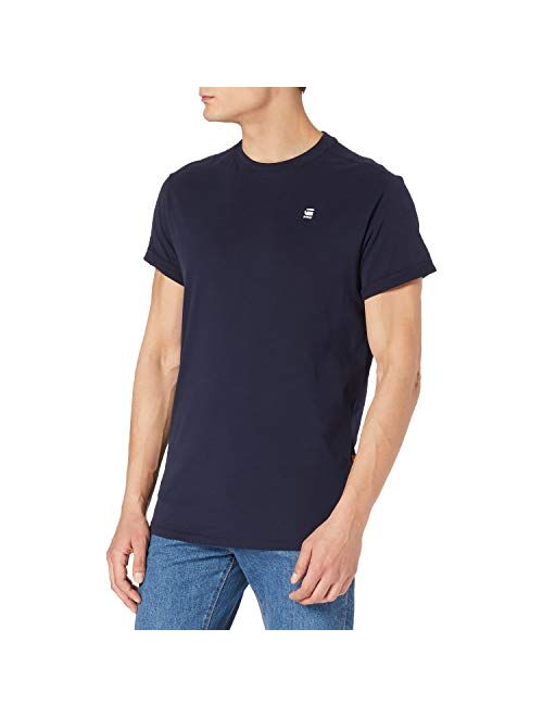 G-Star Raw Men's Crewneck Logo Lash Soft Cotton Short Sleeve T-Shirt