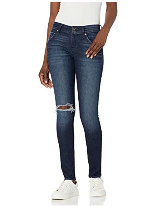 HUDSON Women's Collin Mid Rise Skinny Jean, with Back Flap Pockets