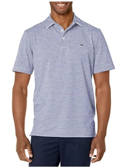 Men's Heathered Winstead Stripe Sankaty Polo