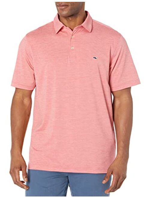 vineyard vines Men's Destin Stripe Sankaty Polo