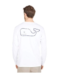 Mens Long-Sleeve Vintage Whale Pocket Tee