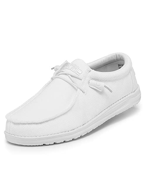 Hey Dude Men's Wally Sox Multiple Colors | Men’s Shoes | Men's Lace Up Loafers | Comfortable & Light-Weight